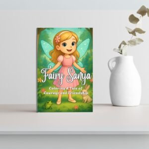 Fairy Sanya Coloring Book – Printable PDF (8.5 x 11 in)