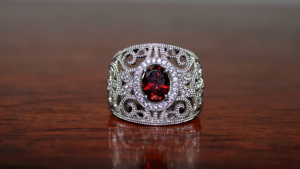 garnet ring