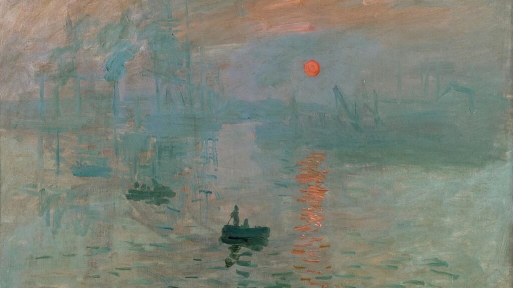 Impression, Sunrise by CLAUDE MONET