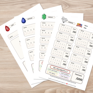 Quiz Legend Pro – All 4 Scorecards (Ruby, Sapphire, Emerald, Diamond)