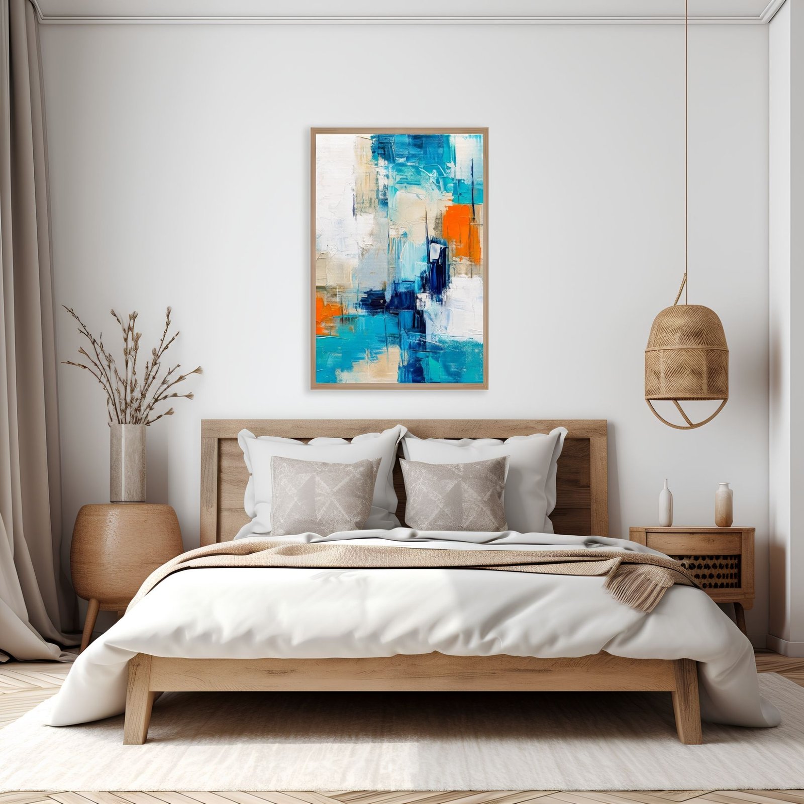 Abstract Blue & Orange III | 250🪙 - Image 3