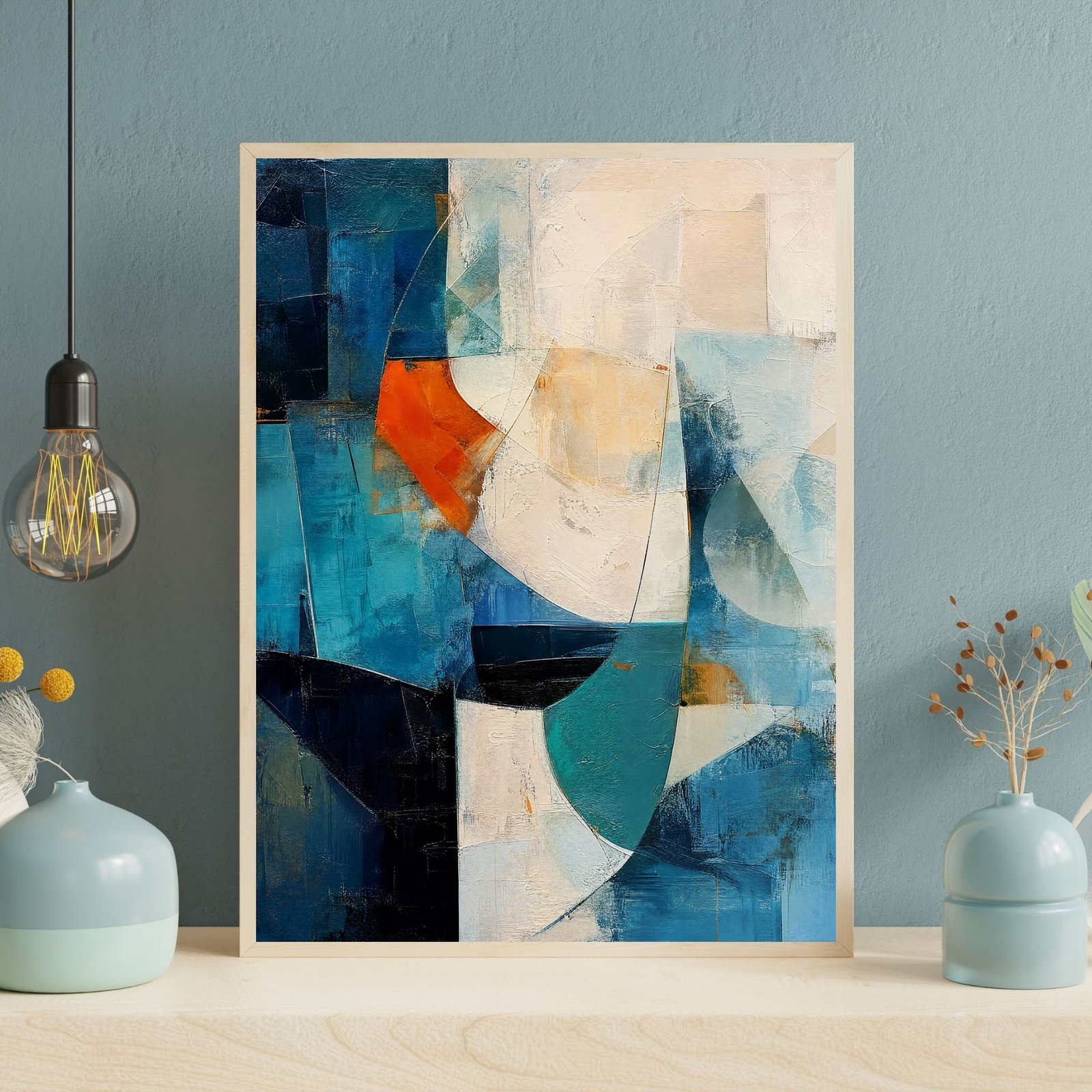 Abstract Blue & Orange IV | 250🪙 - Image 4