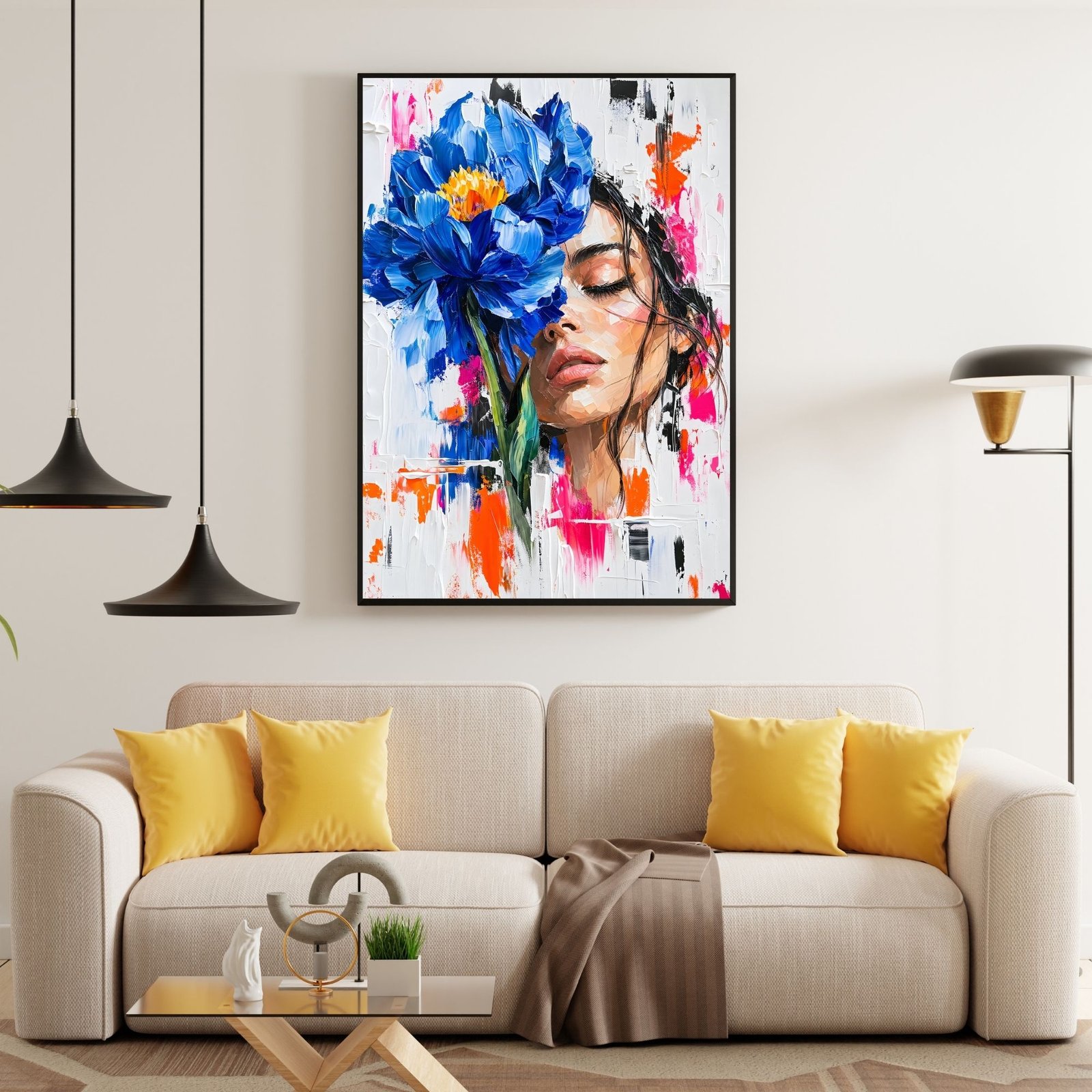 Woman & Blue Peony II | 250🪙 - Image 2