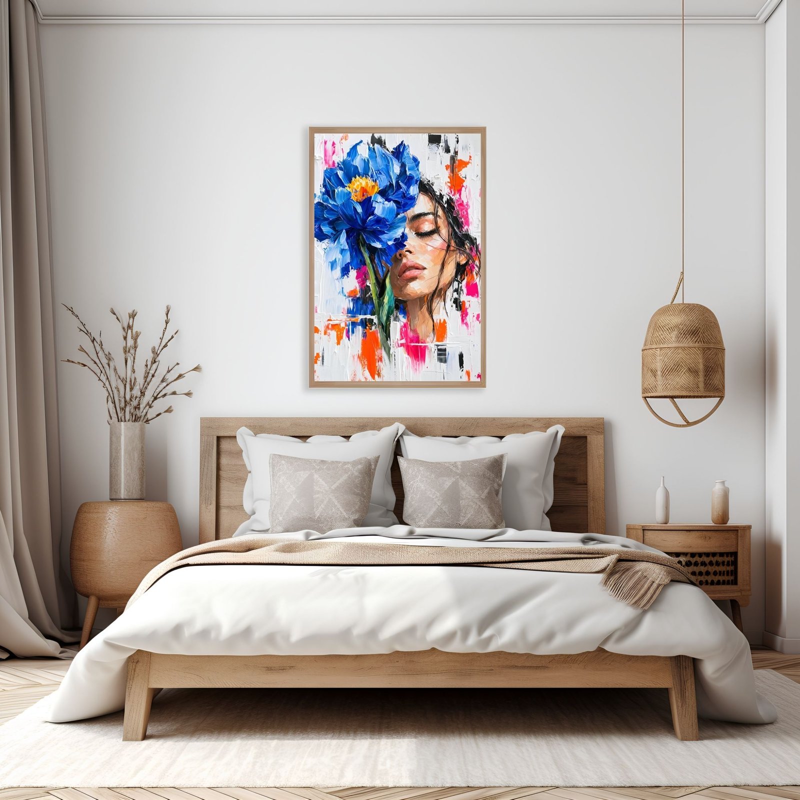 Woman & Blue Peony II | 250🪙 - Image 3