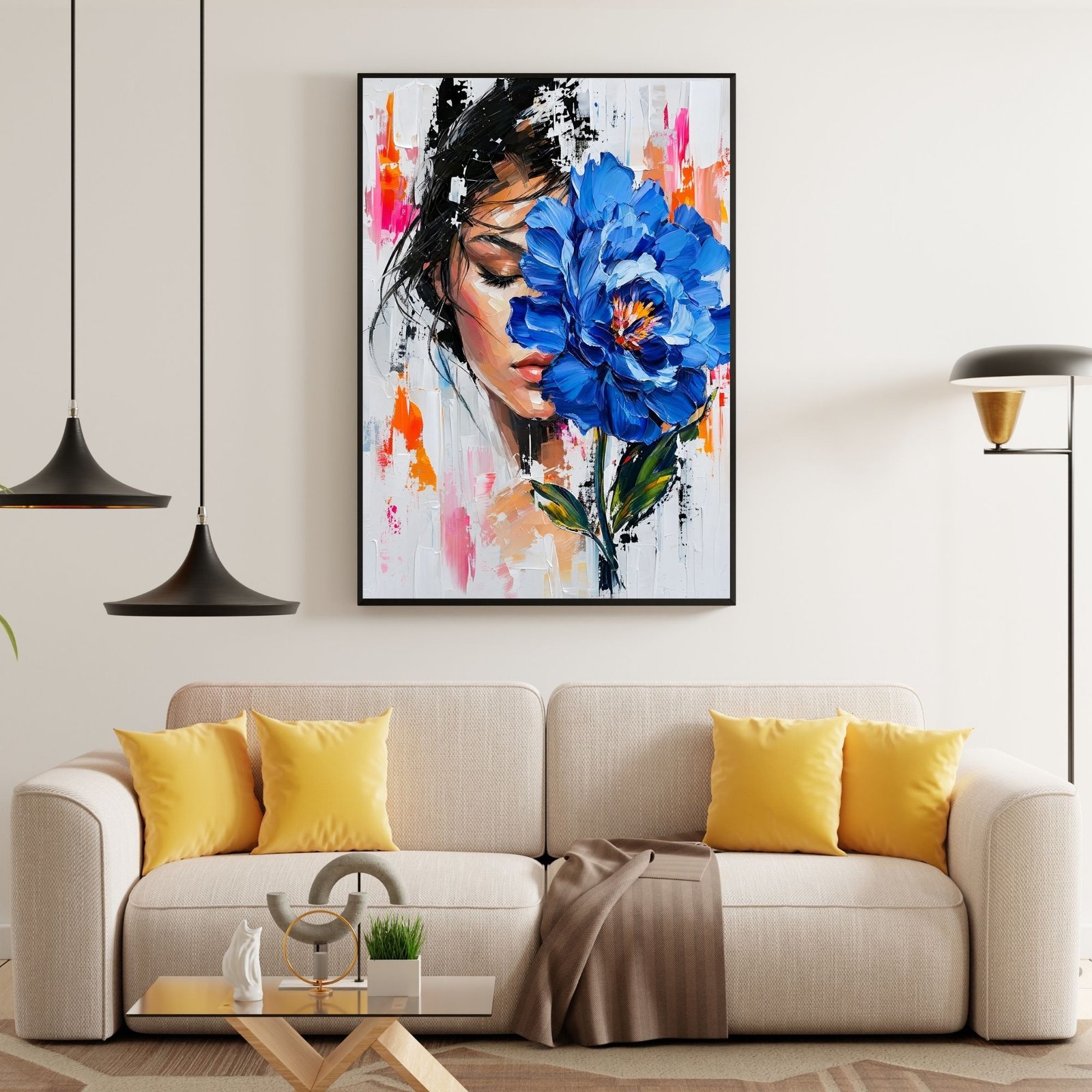 Woman & Blue Peony III | 250🪙 - Image 2