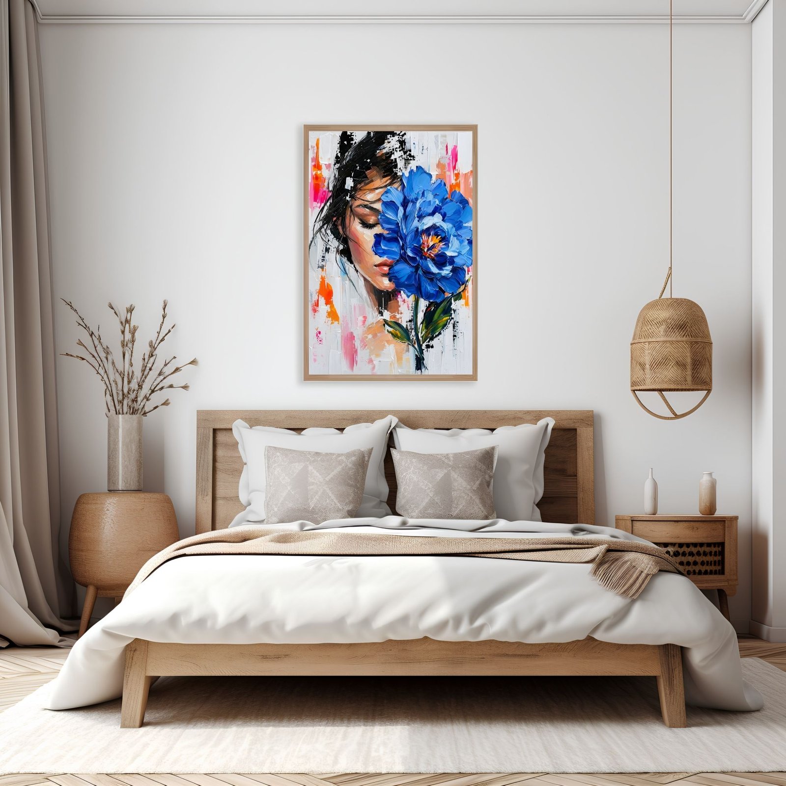 Woman & Blue Peony III | 250🪙 - Image 3