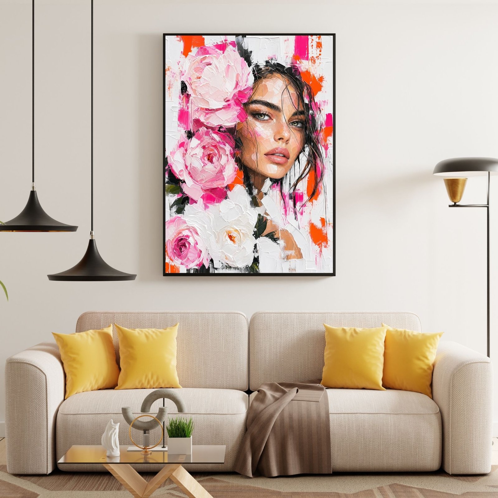 Woman & Pink Roses V | 250🪙 - Image 2