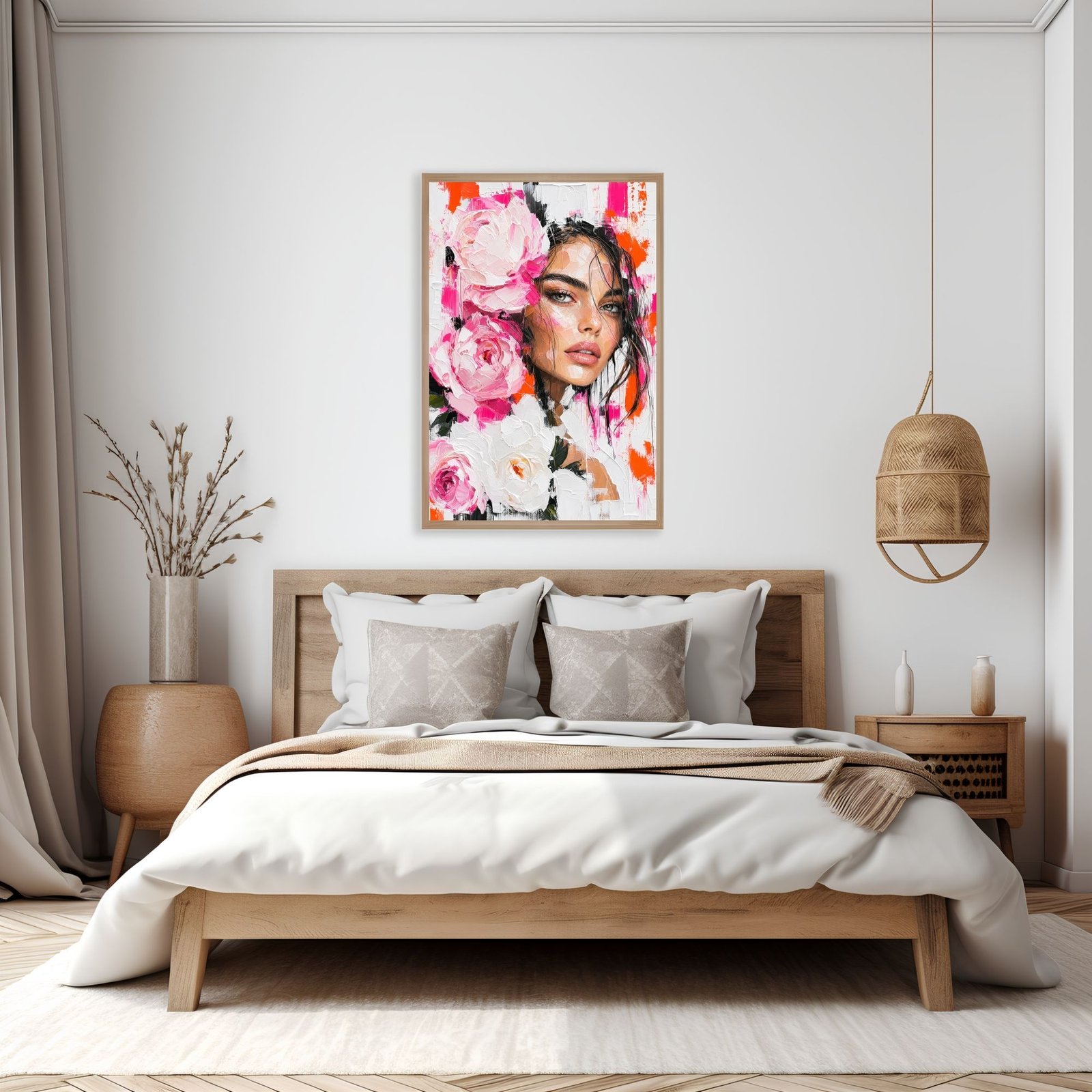 Woman & Pink Roses V | 250🪙 - Image 3