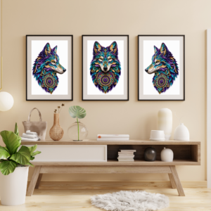 quilling-wolf