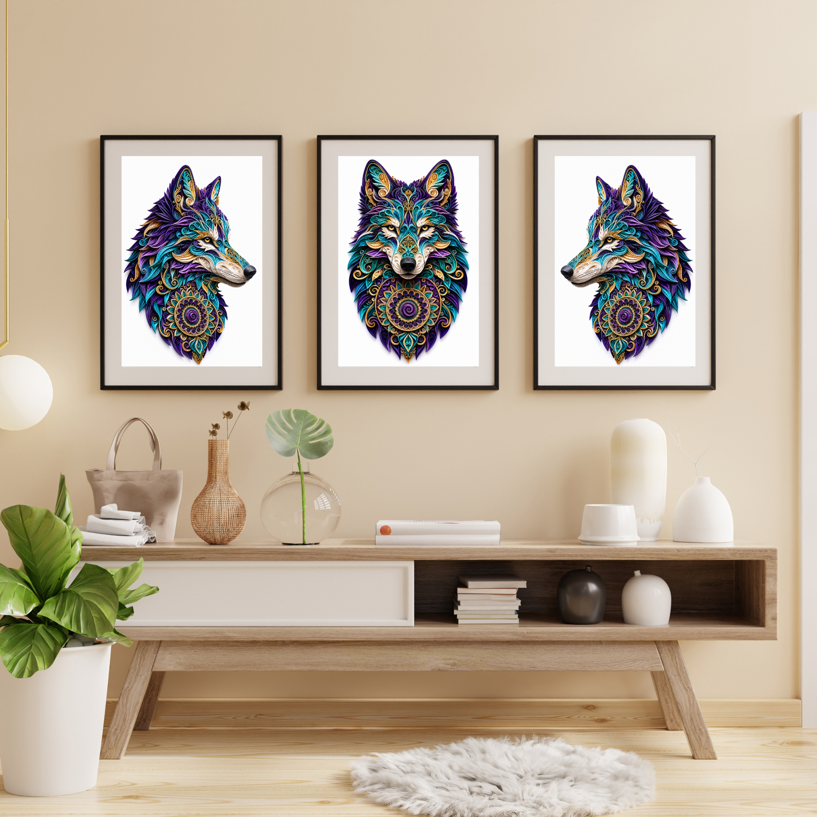Quilling Wolf | 300🪙