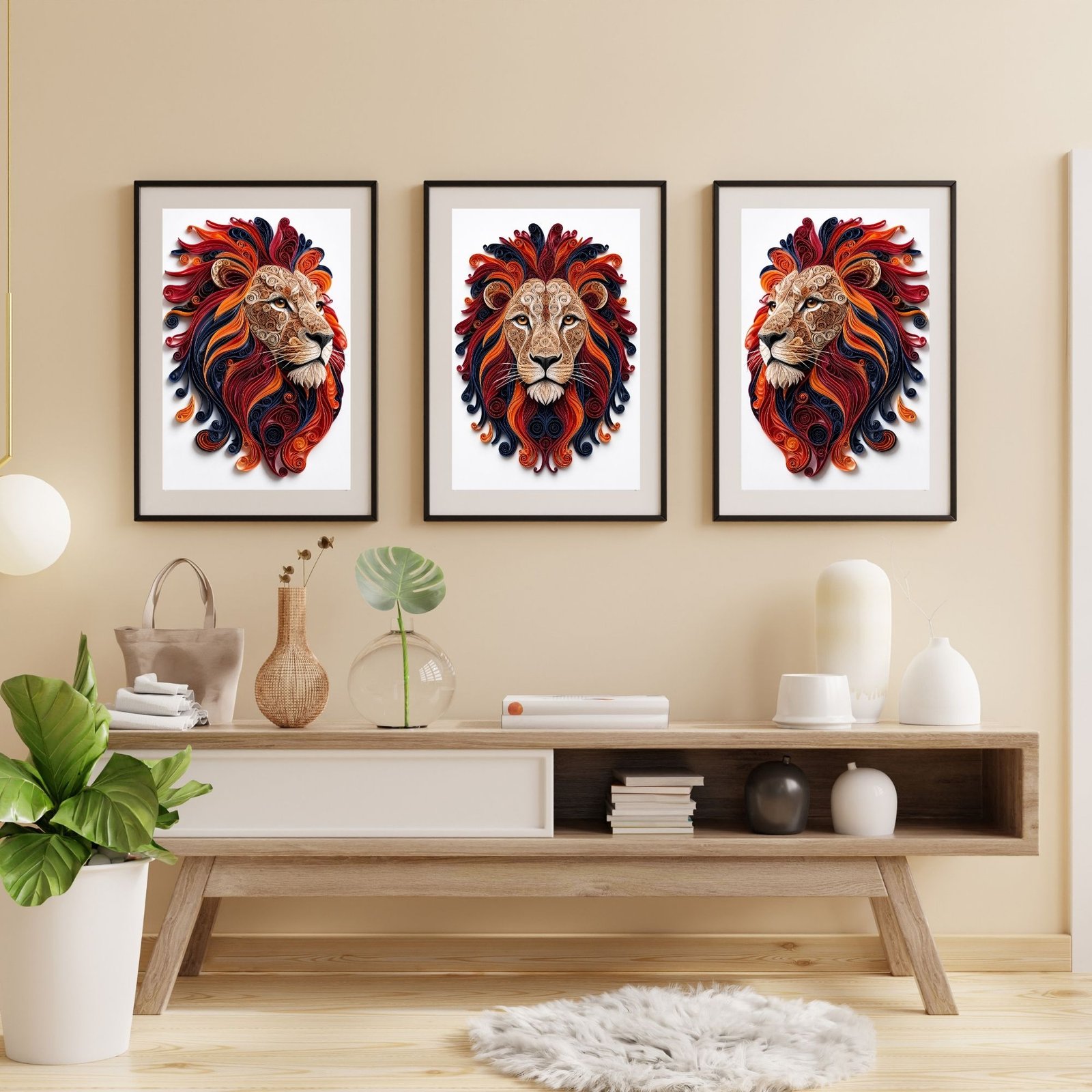 Quilling Lion | 300🪙