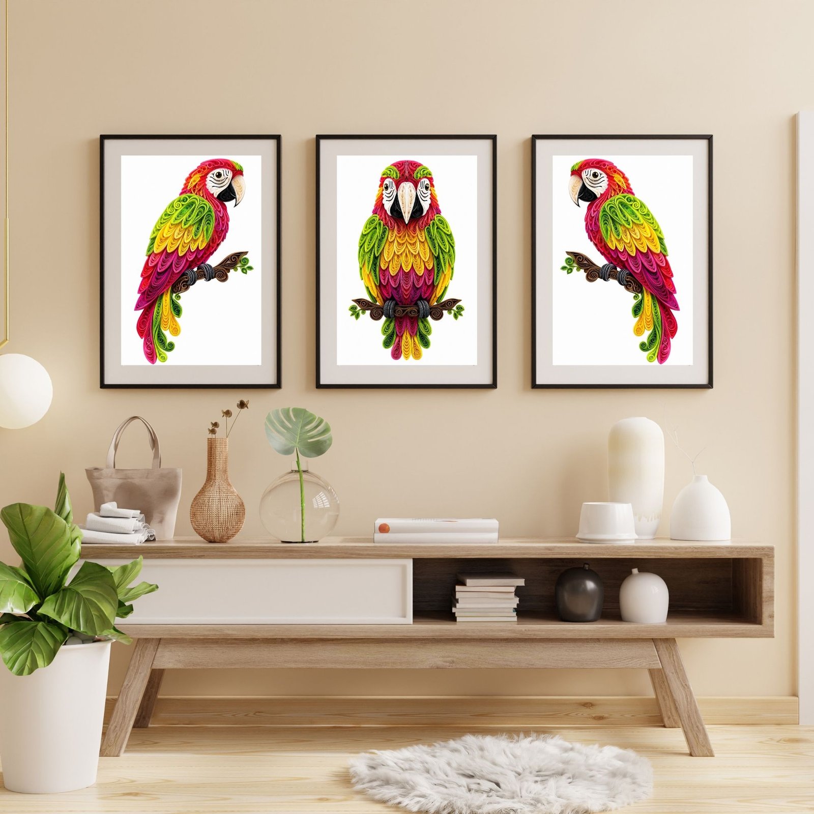 Quilling Parrot | 300🪙