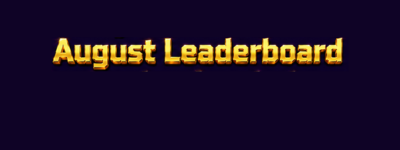 august leaderboard